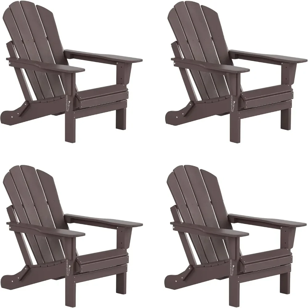 Home Furniture Set of 4 Pcs HDPE Adirondack Chairs Lounger Outdoor Folding Seat for Fire Pit, Beach, Balcony, Backyard, Lawn
Home Furniture Set of 4 Pcs HDPE Adirondack Chairs Lounger Outdoor Folding Seat for Fire Pit, Beach, Balcony, Backyard, Lawn