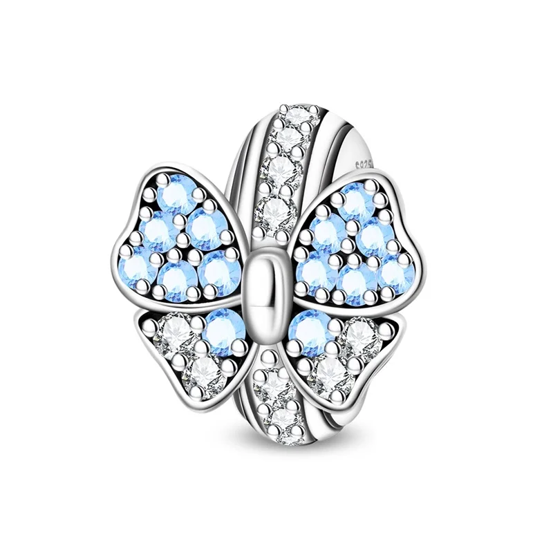 Original 925 Sterling Silver Silicone Stopper Blue Bow CZ Pave Spacer Clasp Beads Fit Original Bracelet DIY Jewelry
Original 925 Sterling Silver Silicone Stopper Blue Bow CZ Pave Spacer Clasp Beads Fit Original Bracelet DIY Jewelry