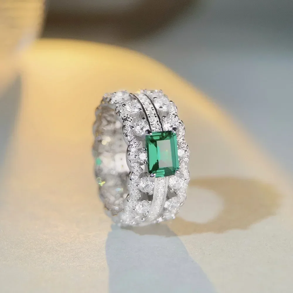 Delicacy Роскошное женское кольцо из белого золота из твердой платины PT950 с бриллиантом, женское кольцо изумрудной огранки
Delicacy Роскошное женское кольцо из белого золота из твердой платины PT950 с бриллиантом, женское кольцо изумрудной огранки