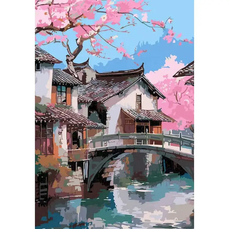 GATYZTORY Town Painting By Numbers For Adults Picture Drawing Scenery 40x50cm Handiwork Art Picture Paint
GATYZTORY Town Painting By Numbers For Adults Picture Drawing Scenery 40x50cm Handiwork Art Picture Paint