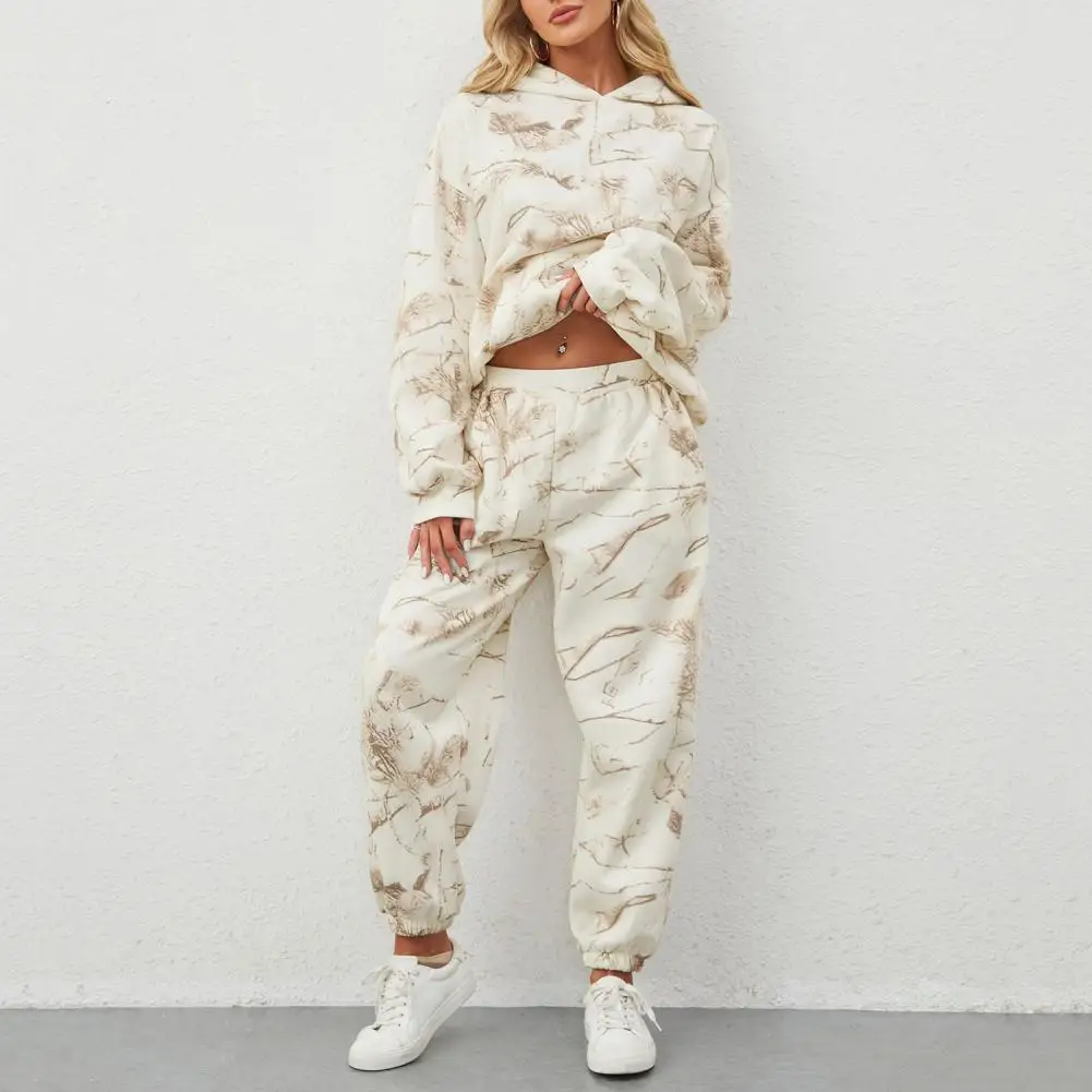 Women Oversized Tracksuit Set Women's Printed Hoodie Pants Set for Fall/winter Workouts Cozy Top with Elastic for Sporty
Women Oversized Tracksuit Set Women's Printed Hoodie Pants Set for Fall/winter Workouts Cozy Top with Elastic for Sporty