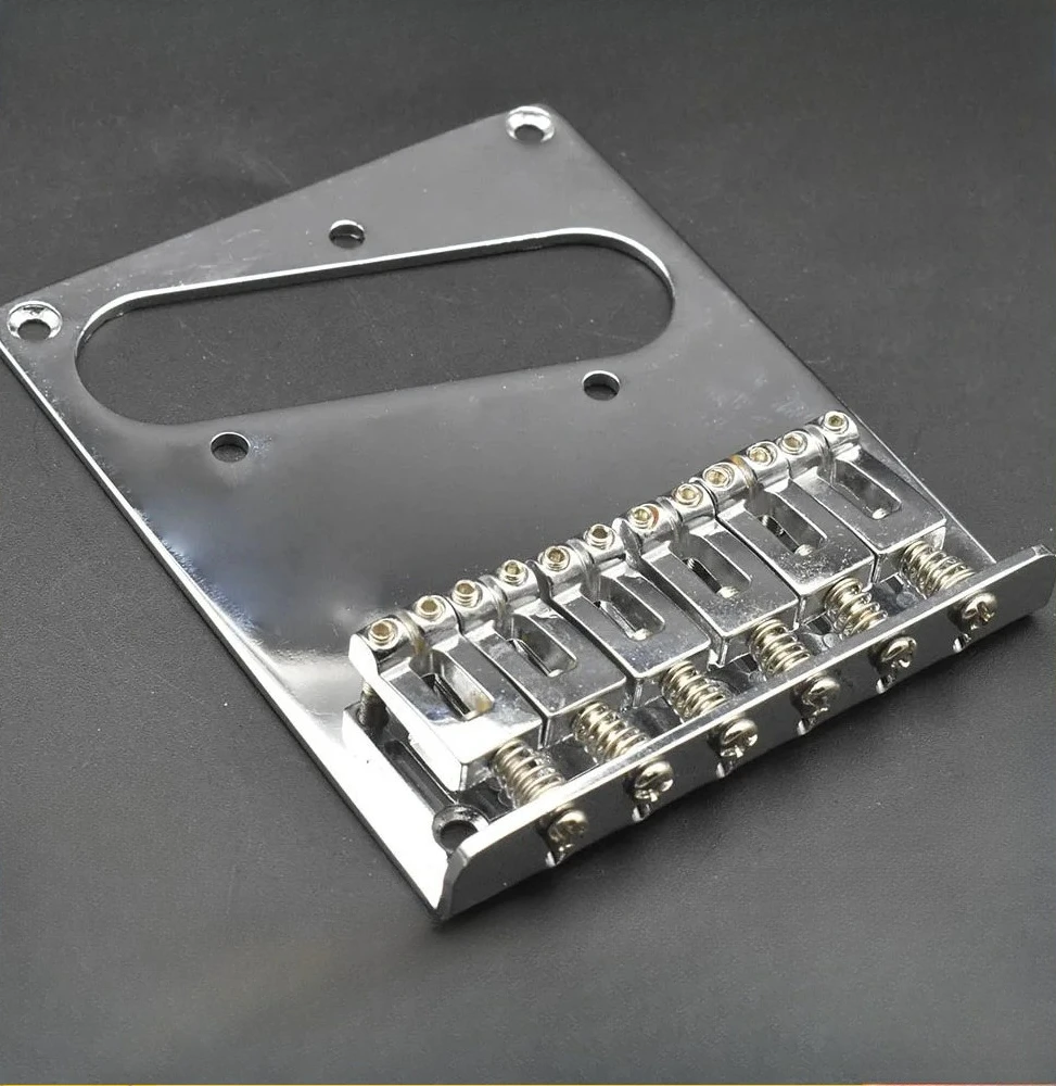 6 Saddle Electric Gutiar Bridge Tailpiece for TL Electric Guitar Chrome Guitar Parts Accessories
6 Saddle Electric Gutiar Bridge Tailpiece for TL Electric Guitar Chrome Guitar Parts Accessories