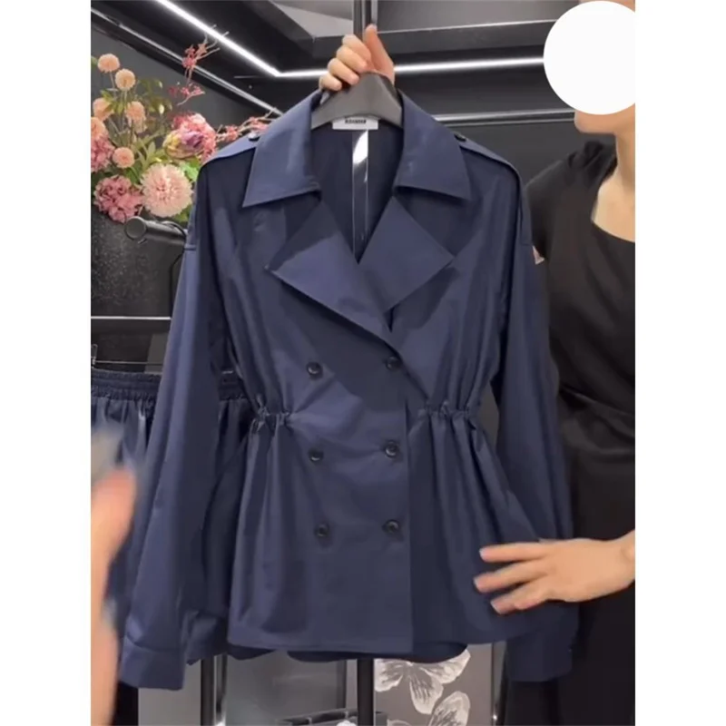 New 2025 Korean Women Jacket Autumn Long Sleeve Casual Temperament Windbreaker Female Trench Coat Outerwear Ladies Top
New 2025 Korean Women Jacket Autumn Long Sleeve Casual Temperament Windbreaker Female Trench Coat Outerwear Ladies Top