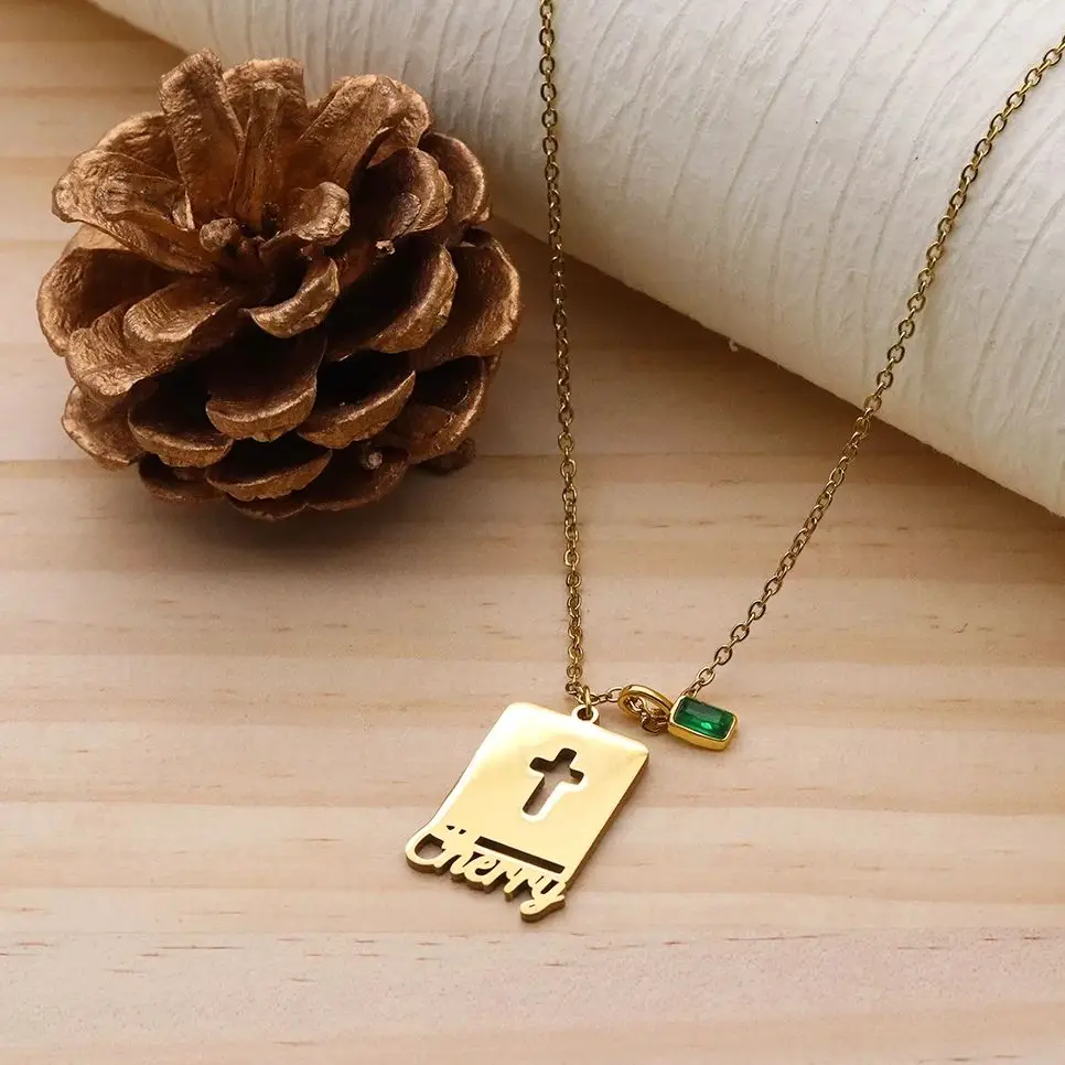 Todorova Custom Name Cross Holy Bible Verse Prayer Necklace for Women Men Stainless Steel Catholic Religious Chain Jewelry
Todorova Custom Name Cross Holy Bible Verse Prayer Necklace for Women Men Stainless Steel Catholic Religious Chain Jewelry