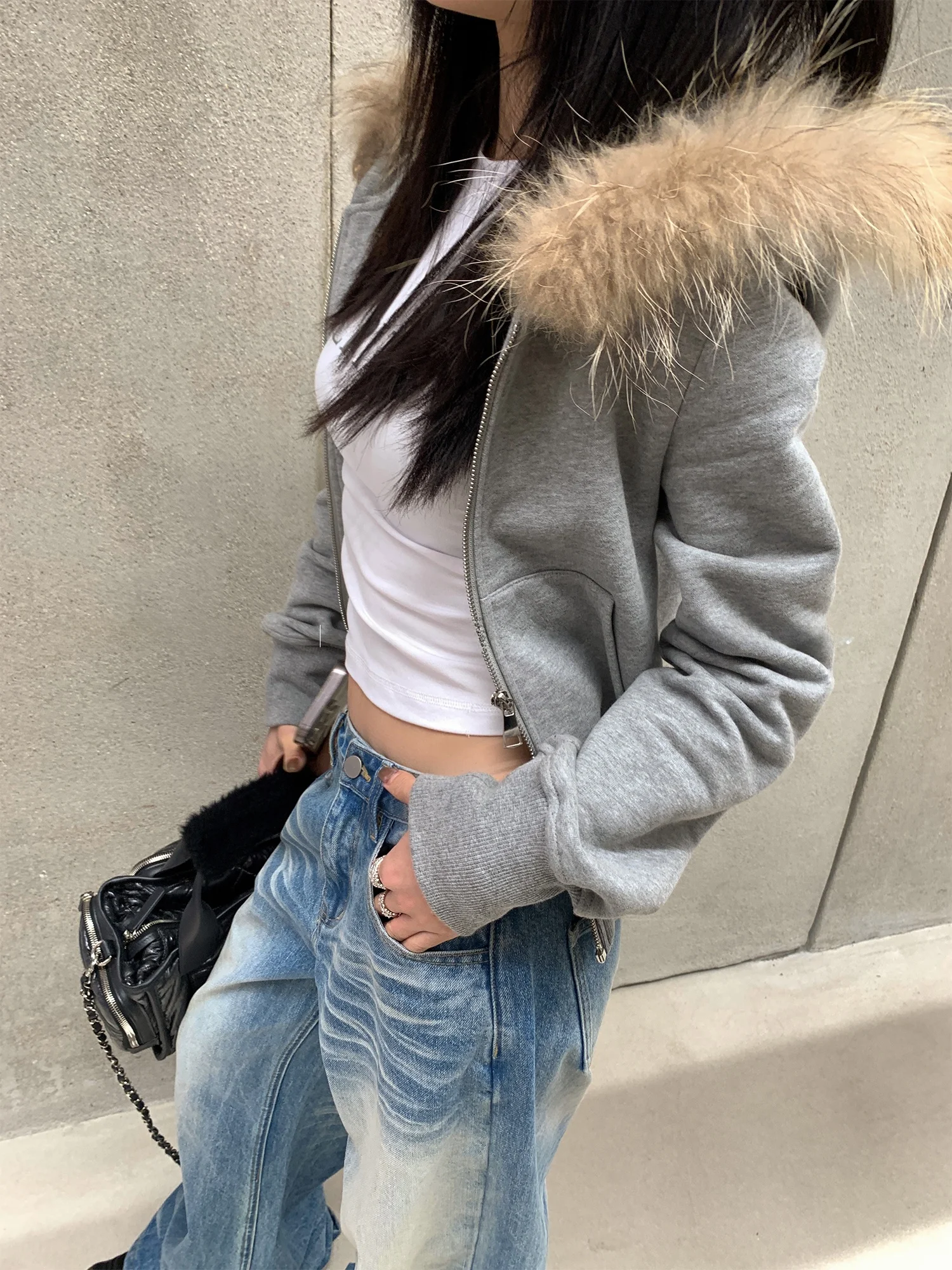 Женская утепленная толстовка-кардиган с капюшоном и воротником из искусственного меха, дышащая, осенне-зимняя, с длинными рукавами, SUONE
Женская утепленная толстовка-кардиган с капюшоном и воротником из искусственного меха, дышащая, осенне-зимняя, с длинными рукавами, SUONE