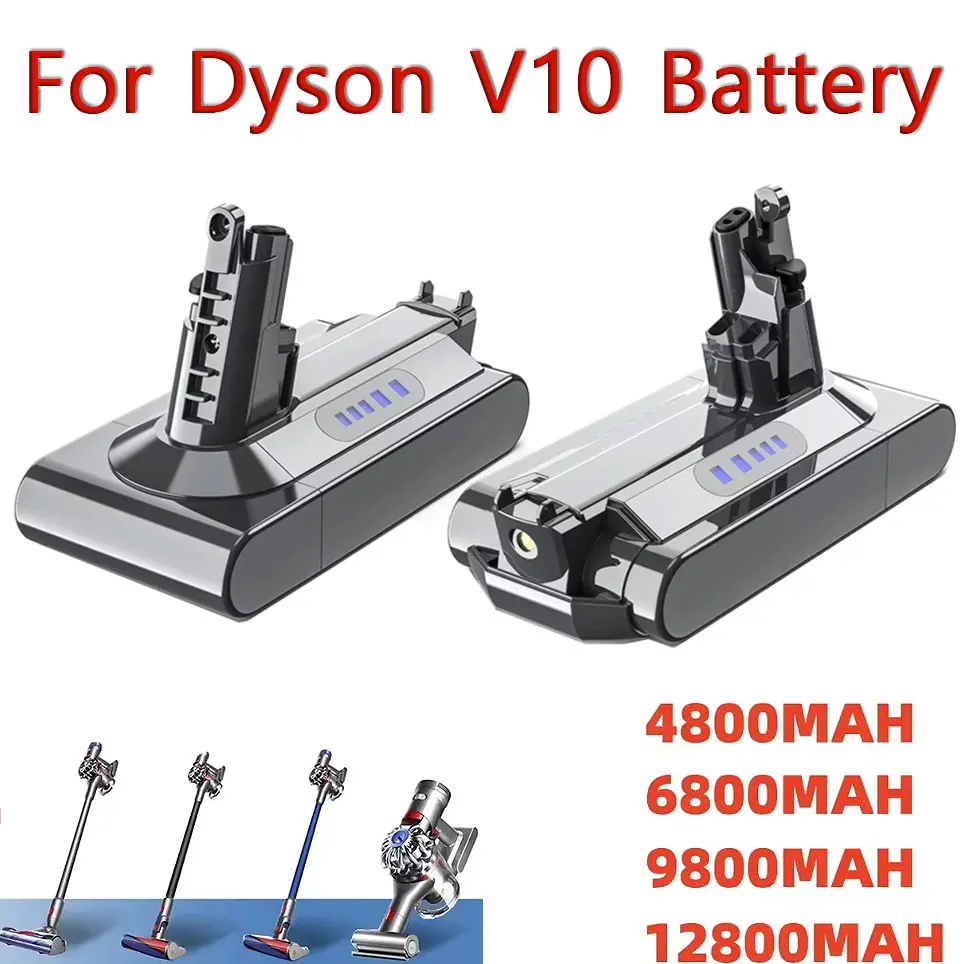 For Dyson V10 SV12 Vacuum Cleaner Battery 25.2V 6800mAh Rechargeable Battery With Filters Accessories Replacement Battery
For Dyson V10 SV12 Vacuum Cleaner Battery 25.2V 6800mAh Rechargeable Battery With Filters Accessories Replacement Battery