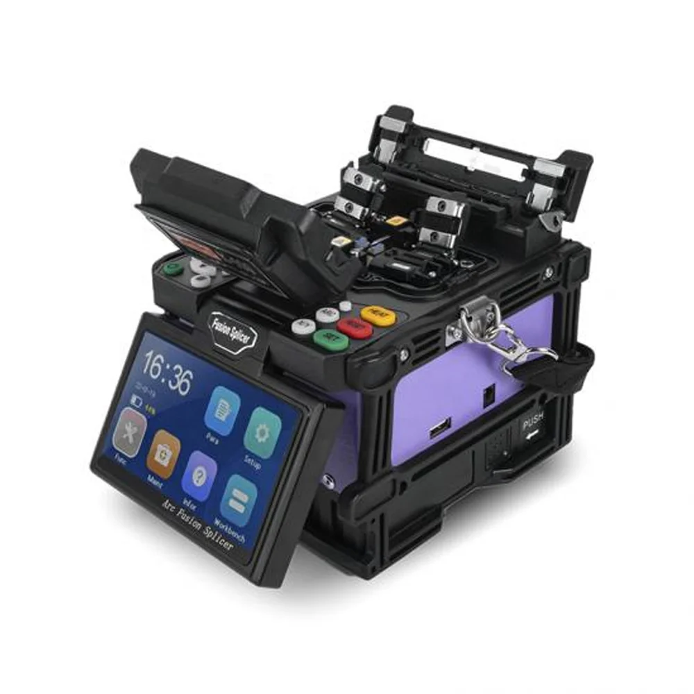 FTTH Splicing Equipment Shinho X-500 Optical Fiber Fusion Splicer Optic Fiber Cable Automatic Welding Machine
FTTH Splicing Equipment Shinho X-500 Optical Fiber Fusion Splicer Optic Fiber Cable Automatic Welding Machine
