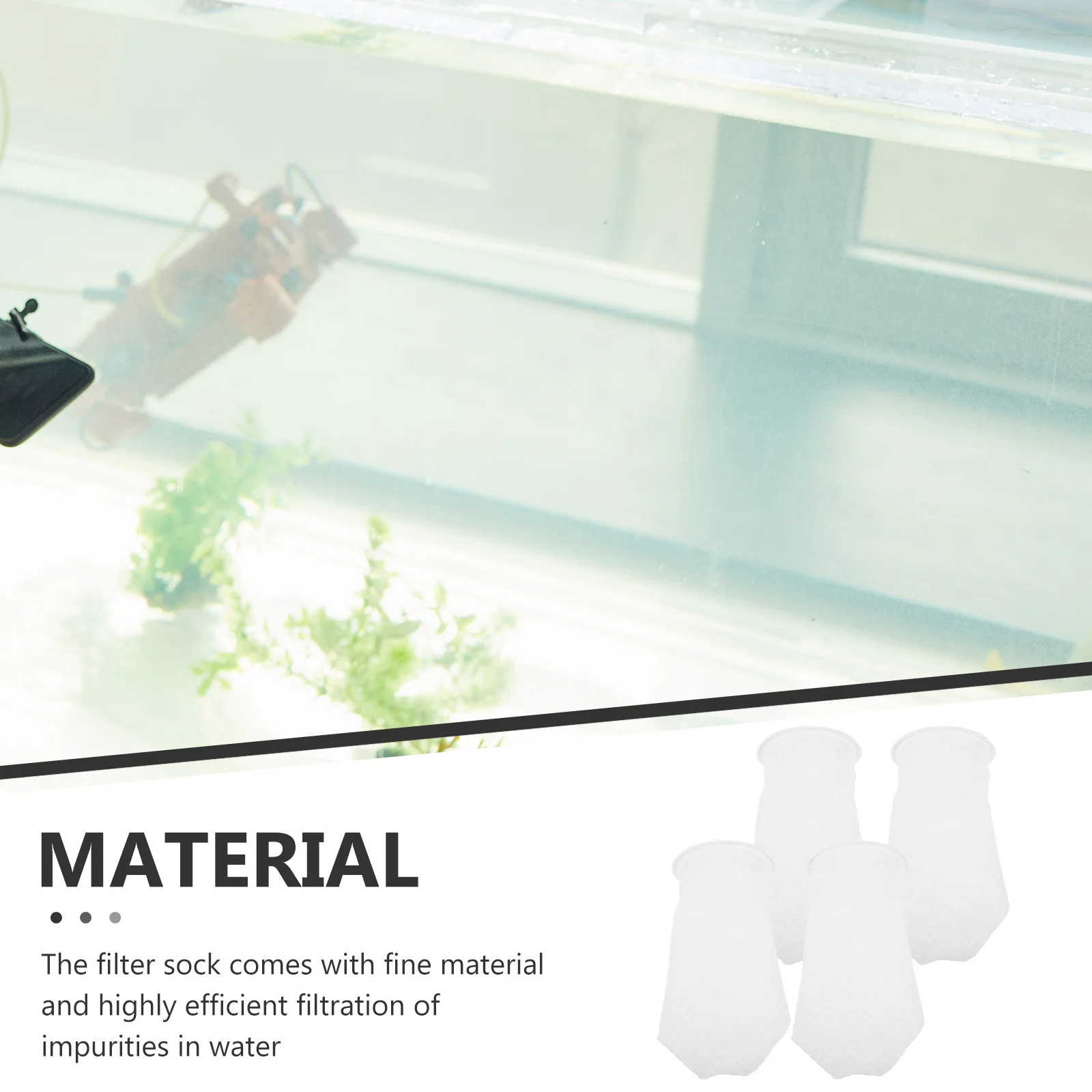 4pcs Filter Socks 3D Honeycomb Design Aquarium Filtering Replacement For Fish Tank Saltwater Freshwater Pond Pool Water
4pcs Filter Socks 3D Honeycomb Design Aquarium Filtering Replacement For Fish Tank Saltwater Freshwater Pond Pool Water