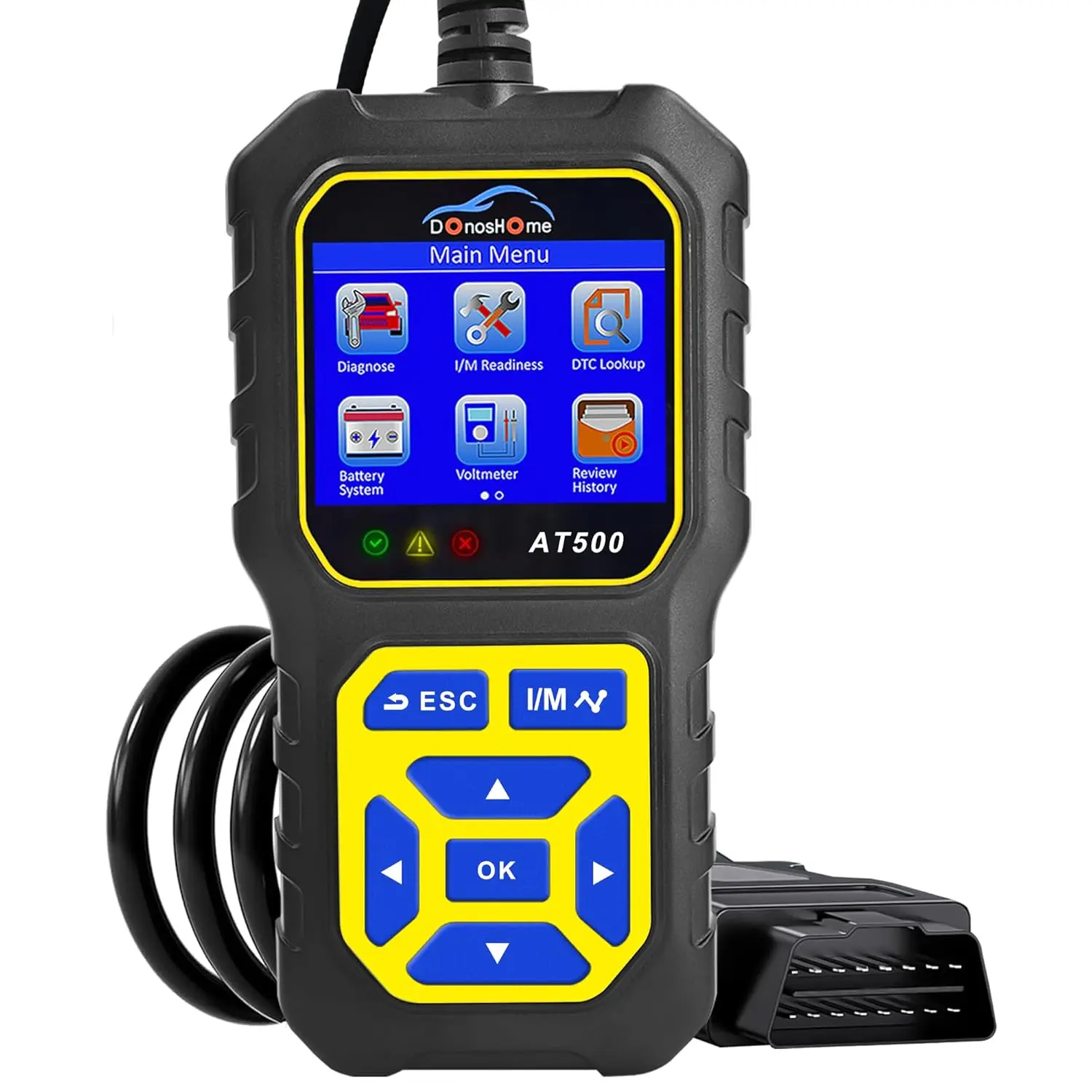 Сканер OBD2 AT500, проверка считывателя световых кодов двигателя, тест SMOG, данные замерзающей рамы, тестер напряжения аккумулятора, для автомобиля OBD2 1996+ гг.
Сканер OBD2 AT500, проверка считывателя световых кодов двигателя, тест SMOG, данные замерзающей рамы, тестер напряжения аккумулятора, для автомобиля OBD2 1996+ гг.