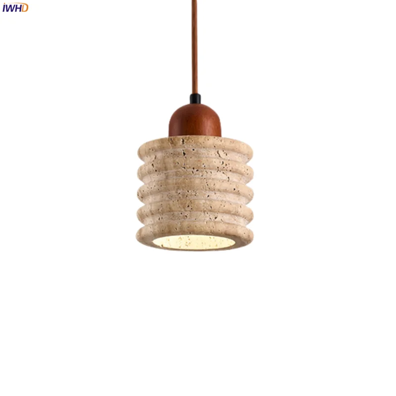 IWHD Yellow Travertine LED Hanging Lamp For Bedroom Kitchen Bedside Living Room Decor Japanese Vintage Pendant Lights Lampara
IWHD Yellow Travertine LED Hanging Lamp For Bedroom Kitchen Bedside Living Room Decor Japanese Vintage Pendant Lights Lampara