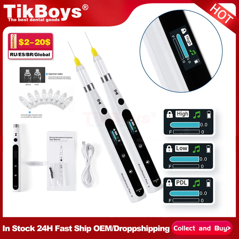 Dental Oral Anesthesia Injector Professional Painless Local Anesthesia Device LCD Display Dentistry Syringe Instruments Tube
Dental Oral Anesthesia Injector Professional Painless Local Anesthesia Device LCD Display Dentistry Syringe Instruments Tube