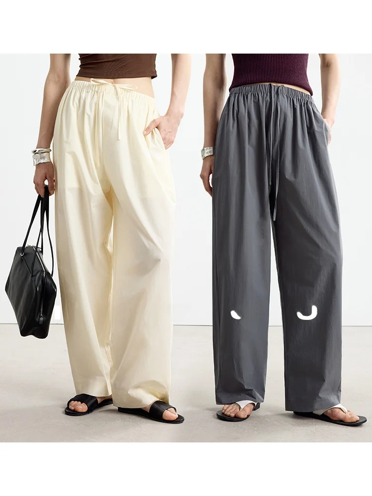 mat Elastic Waist Breathable Arc Wide Leg Casual Paper Bag Pants Cotton Straight Leg Loose Fit for Universal Use
mat Elastic Waist Breathable Arc Wide Leg Casual Paper Bag Pants Cotton Straight Leg Loose Fit for Universal Use