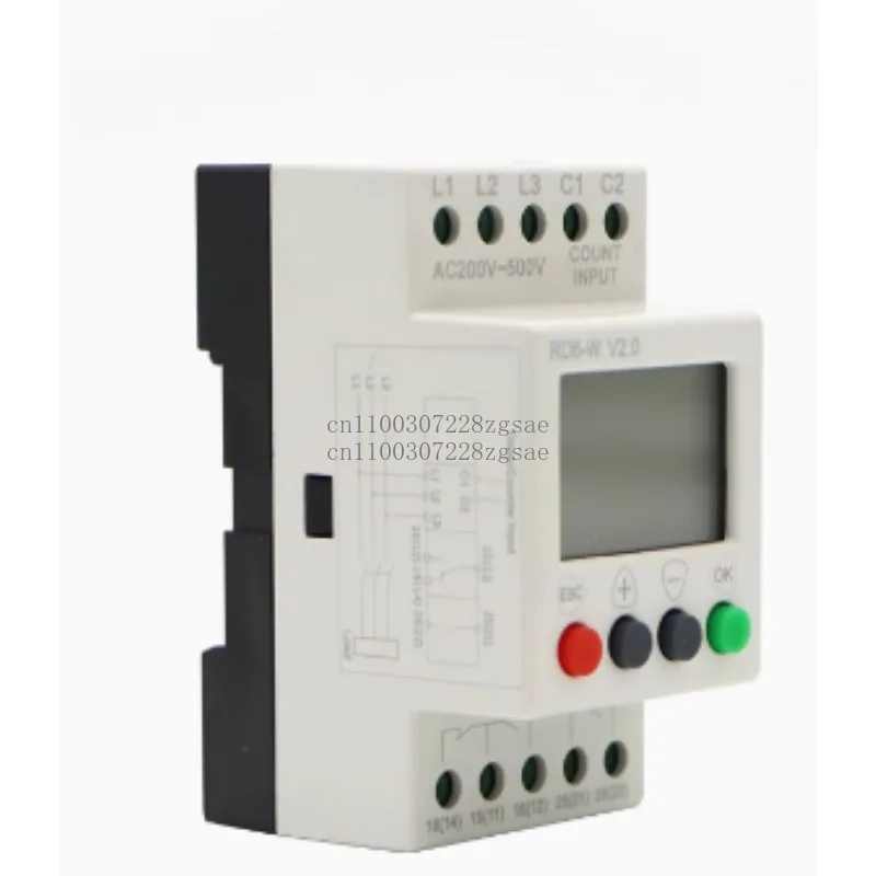 Реле защиты последовательности фаз SUMMIT RD6-W Трехфазное 380 В Обнаружение отсутствующей фазы и пониженного напряжения VER2.0
Реле защиты последовательности фаз SUMMIT RD6-W Трехфазное 380 В Обнаружение отсутствующей фазы и пониженного напряжения VER2.0