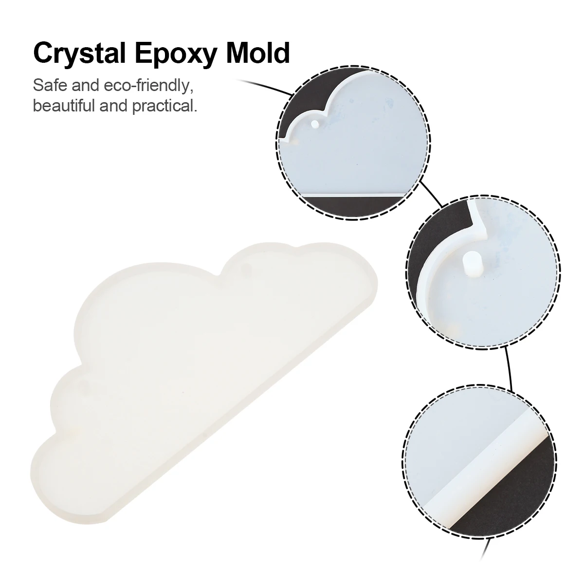 1pc Silicone Mold Sign Cloud Plate Crystal Hanging Tag DIY Diy Door Plate Mold Doorplate Jewelry Accessories Craft Supplies
1pc Silicone Mold Sign Cloud Plate Crystal Hanging Tag DIY Diy Door Plate Mold Doorplate Jewelry Accessories Craft Supplies