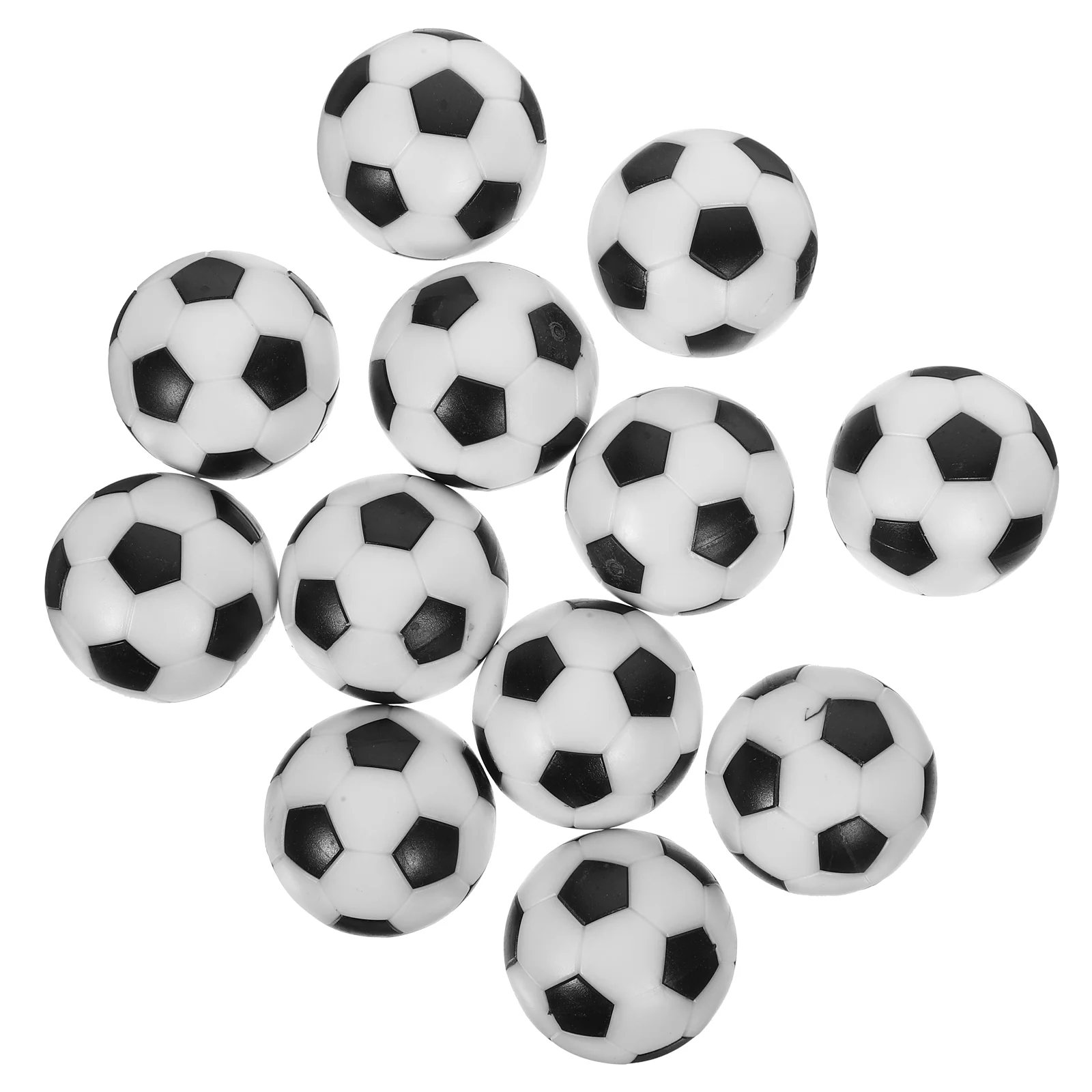 12 Pcs Kids Soccer Ball Table Football Small Black Mini Replacement Footballs Tabletop Child
12 Pcs Kids Soccer Ball Table Football Small Black Mini Replacement Footballs Tabletop Child