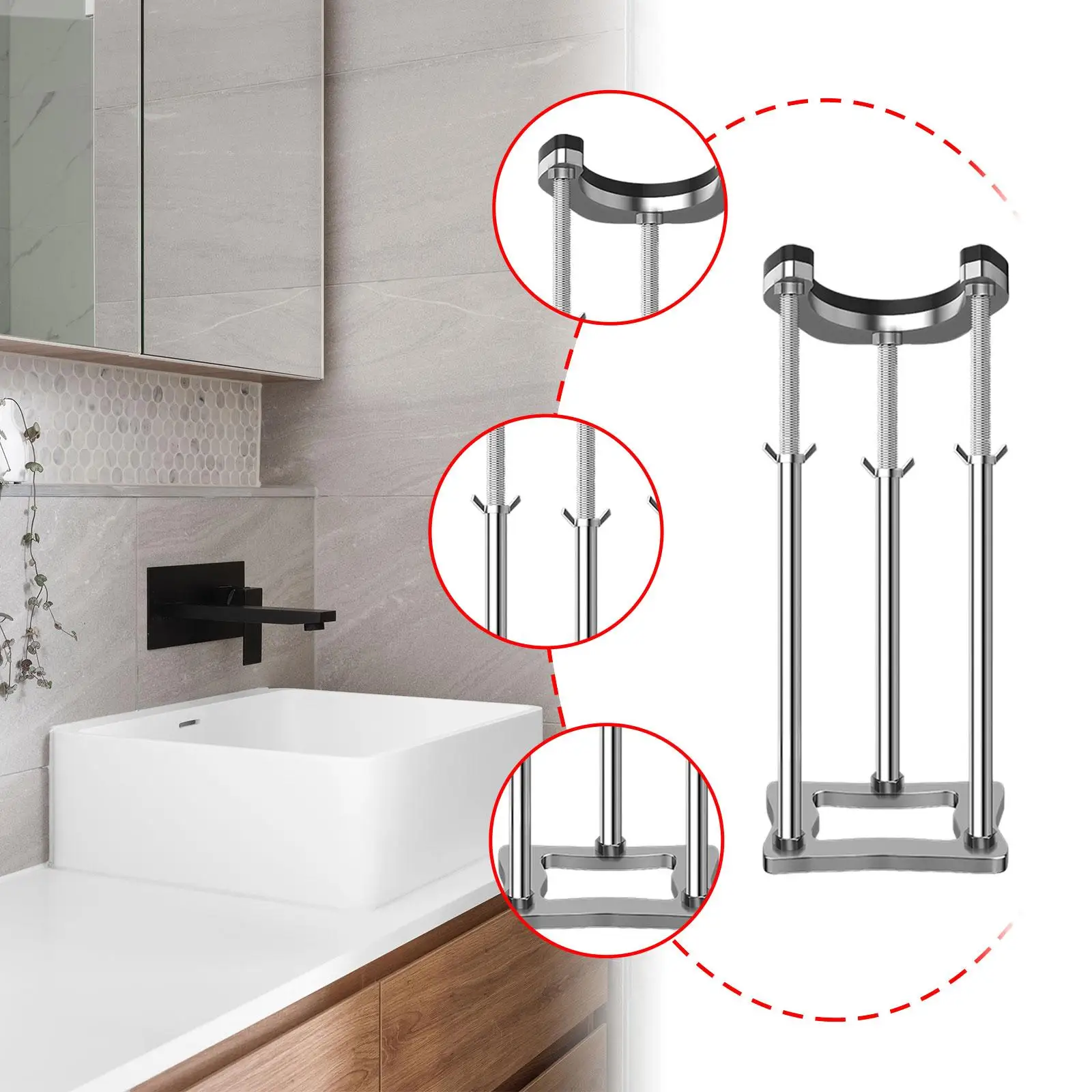 Undermount Sink Support Bracket Support Multipurpose Nonslip Wash Basin Mounting Bracket for Household Bathroom
Undermount Sink Support Bracket Support Multipurpose Nonslip Wash Basin Mounting Bracket for Household Bathroom