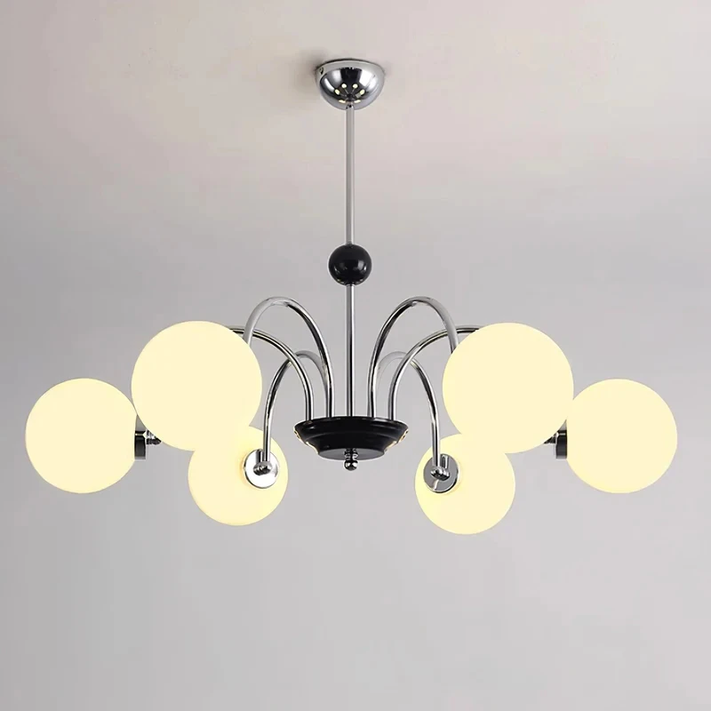Nordic Classic Luxury Glass Ball Chandelier 8 Heads Gold/Chrome Ceiling Light Quarto Lustre Big Living Room Lighting Home Tools
Nordic Classic Luxury Glass Ball Chandelier 8 Heads Gold/Chrome Ceiling Light Quarto Lustre Big Living Room Lighting Home Tools
