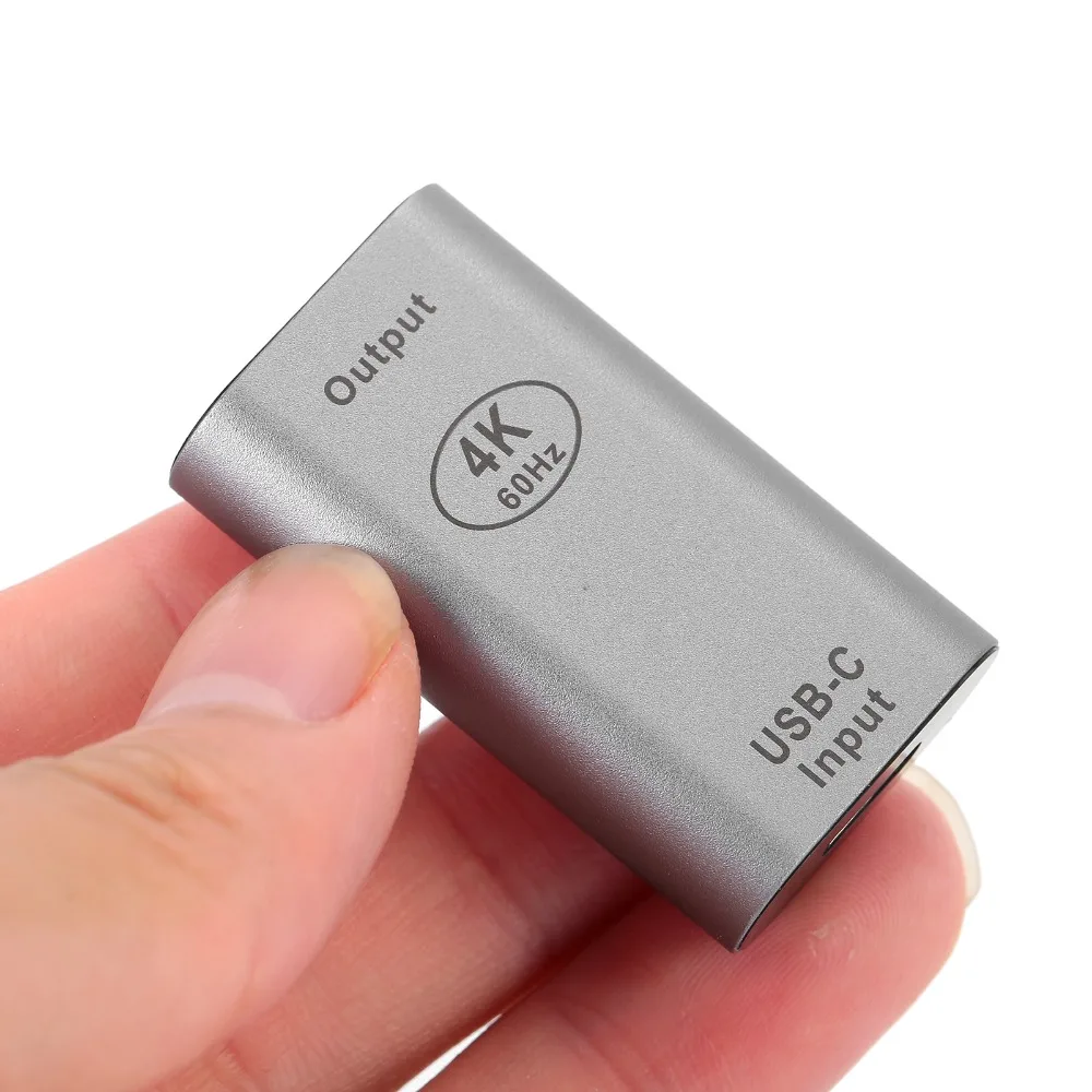 4K 60Hz Type C to HD Adapter Aluminum Alloy Shell Plug and Play Female to Female Adapter USB C to HD Converter
4K 60Hz Type C to HD Adapter Aluminum Alloy Shell Plug and Play Female to Female Adapter USB C to HD Converter