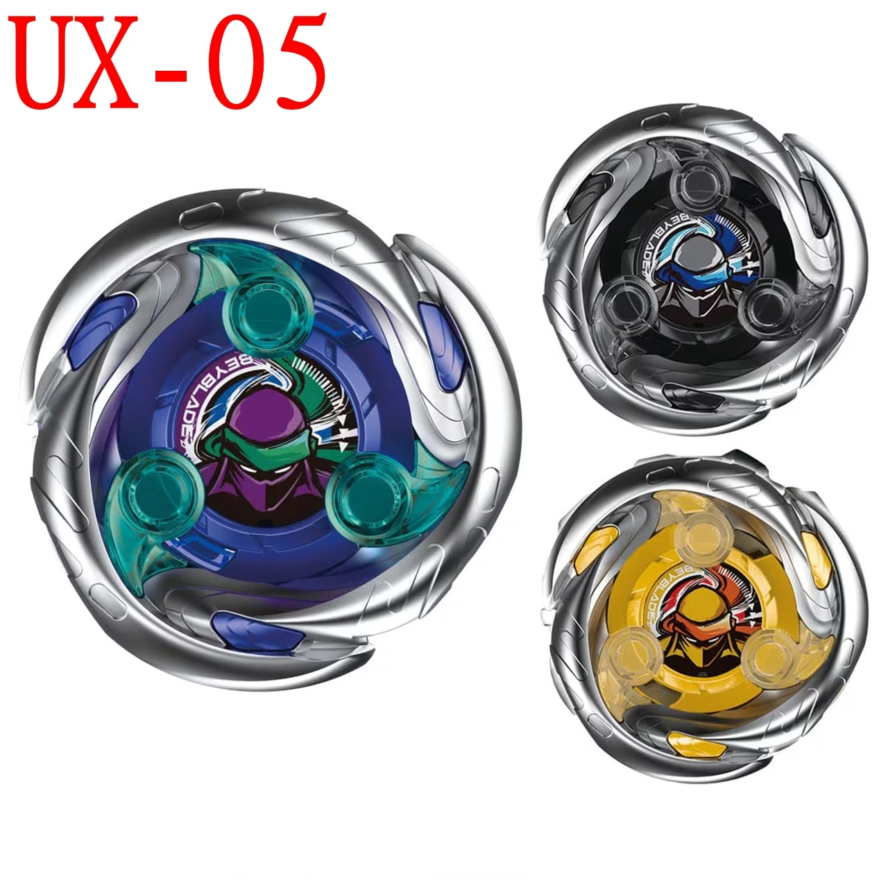 Tomy Beyblades X UX-05 Random Booster Shinobi Shadow Set with original box
Tomy Beyblades X UX-05 Random Booster Shinobi Shadow Set with original box