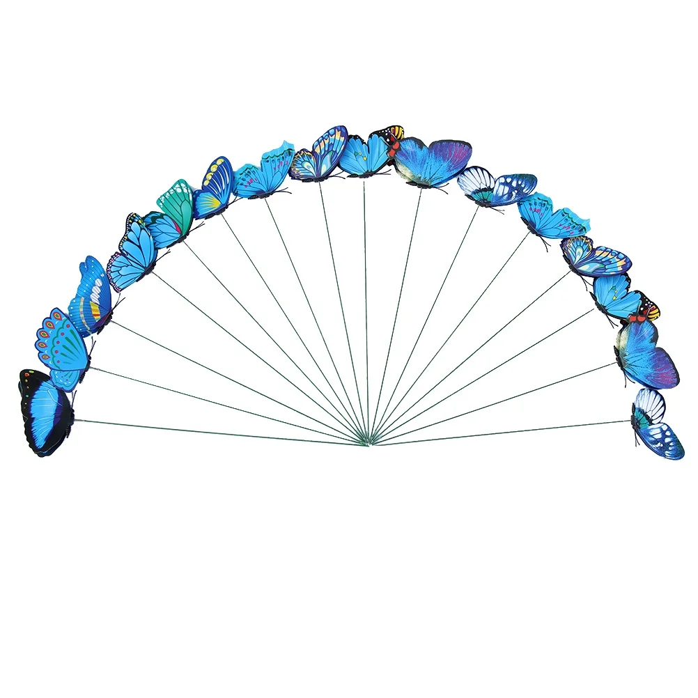 24pcs Simulation Butterfly Decor Stakes PVC Material Garden Decoration Plant Ornament stakes for garden
24pcs Simulation Butterfly Decor Stakes PVC Material Garden Decoration Plant Ornament stakes for garden