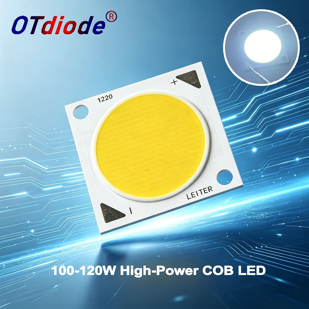 LED COB Ra80 High Lumen 14400lm 80W 100W 120W Cold White Bridgelux Chip Diode DC36V 28*28mm Spotlight Downlight Repair Parts DIY
LED COB Ra80 High Lumen 14400lm 80W 100W 120W Cold White Bridgelux Chip Diode DC36V 28*28mm Spotlight Downlight Repair Parts DIY