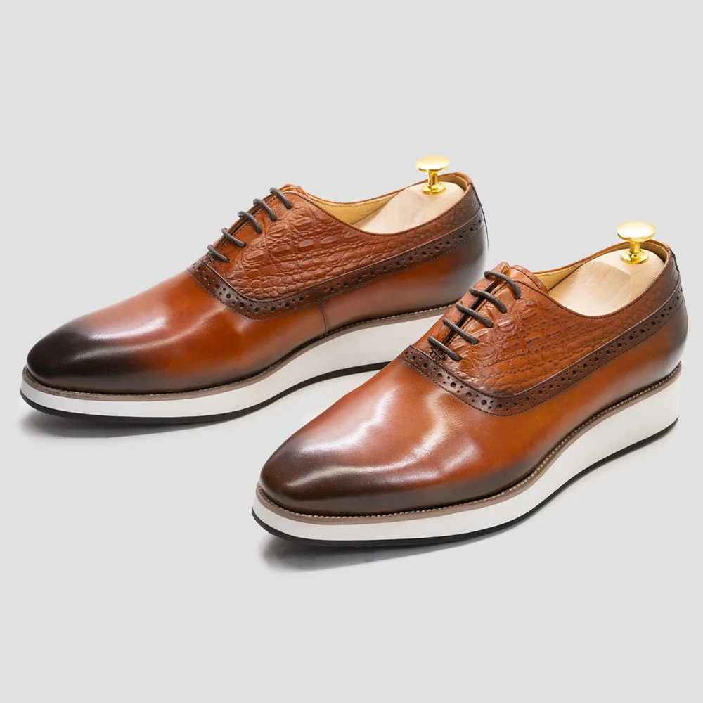 Elevator Men Height Shoes Pointed Toe Man Lifts Shoe Thick Sole Male Leather Casual Loafers
Elevator Men Height Shoes Pointed Toe Man Lifts Shoe Thick Sole Male Leather Casual Loafers