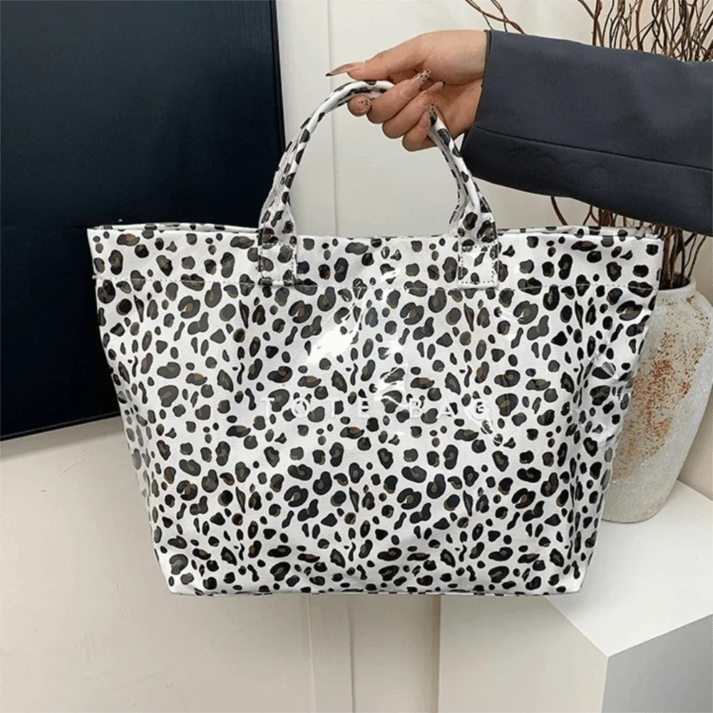 Cute Waterproof Leopard Print Tote Bag Shoulder Bag Large Capacity Armpit Bags Storage Bag Tote Pouch Letter Prints Handbag Girl
Cute Waterproof Leopard Print Tote Bag Shoulder Bag Large Capacity Armpit Bags Storage Bag Tote Pouch Letter Prints Handbag Girl
