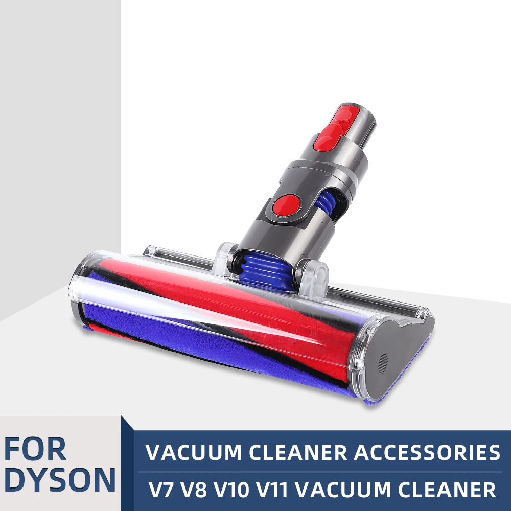 20W Soft Roller Head for Dyson V7 V8 SV10 SV11, Fluffy Floor Brush with Dust Visible Light & Remote Switch & Free Opening Tool
20W Soft Roller Head for Dyson V7 V8 SV10 SV11, Fluffy Floor Brush with Dust Visible Light & Remote Switch & Free Opening Tool