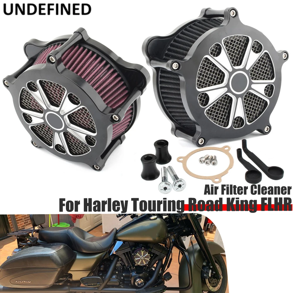For Harley Touring Road King FLHX 17-20 Softail FXST 18-20 Air Filter Cut Intake Air Cleaner Venturi Filters Black Motorcycle
For Harley Touring Road King FLHX 17-20 Softail FXST 18-20 Air Filter Cut Intake Air Cleaner Venturi Filters Black Motorcycle