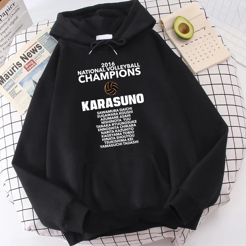 Толстовка Karasuno haiyuu мужская с принтом аниме, повседневная худи с круглым вырезом, Свитшот оверсайз в стиле хип-хоп, удобная одежда, осень S
Толстовка Karasuno haiyuu мужская с принтом аниме, повседневная худи с круглым вырезом, Свитшот оверсайз в стиле хип-хоп, удобная одежда, осень S