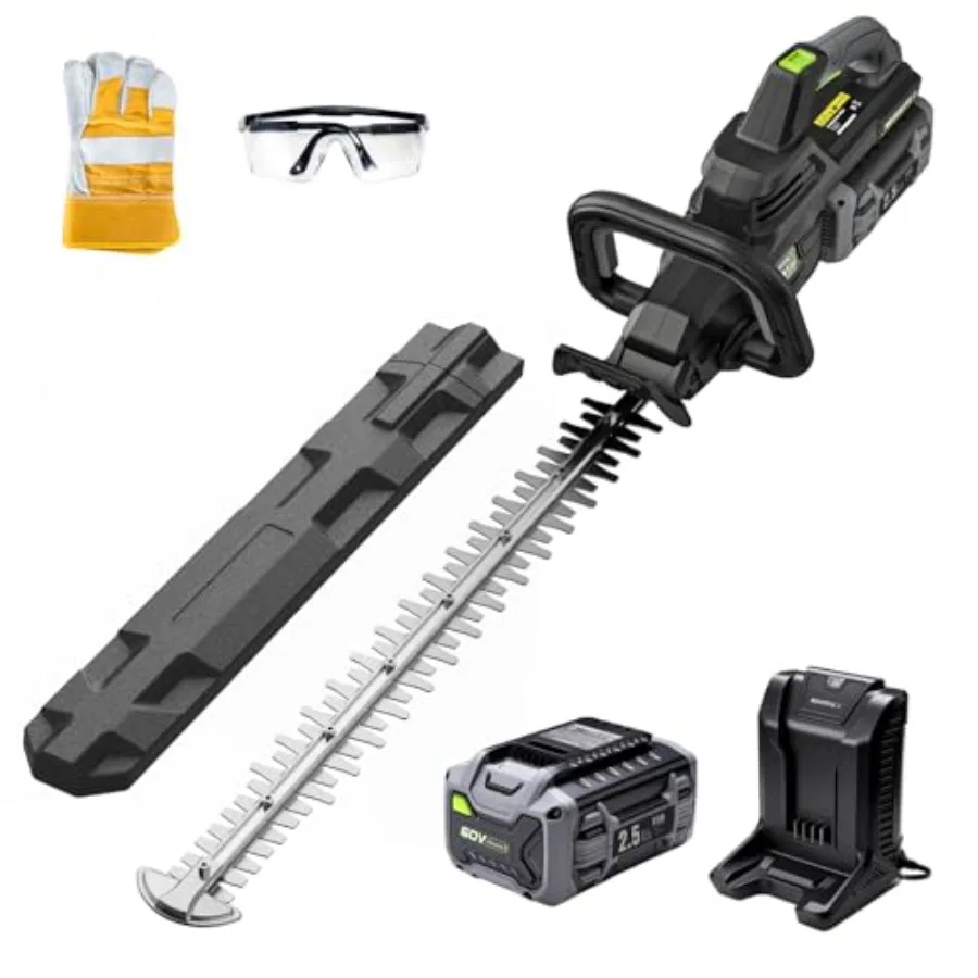 Cordless hedge trimmer for outdoor use, obsidian black ABS plastic body, lightweight design with dual-action blades, 3/4 cuttin
Cordless hedge trimmer for outdoor use, obsidian black ABS plastic body, lightweight design with dual-action blades, 3/4 cuttin