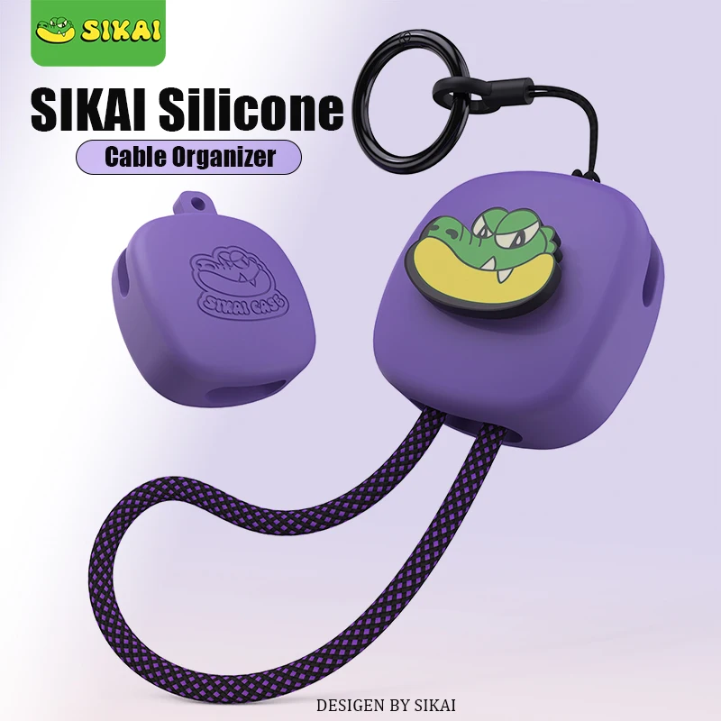 SIKAI Silicone USB-C Cable Organizer 2 Pack for SIKAI 240W PD3.1 Fast Charger Tangle-Free Holder Portable Travel Case
SIKAI Silicone USB-C Cable Organizer 2 Pack for SIKAI 240W PD3.1 Fast Charger Tangle-Free Holder Portable Travel Case