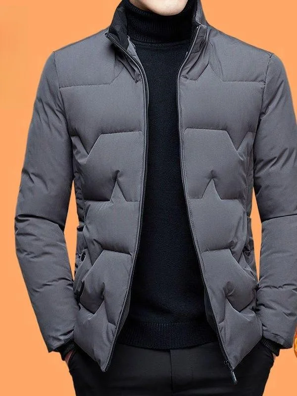 Thickened down Cotton Jacket for Men Winter Business Gentleman Style Long Coat Warmth Dad Coat Polyester Fiber
Thickened down Cotton Jacket for Men Winter Business Gentleman Style Long Coat Warmth Dad Coat Polyester Fiber