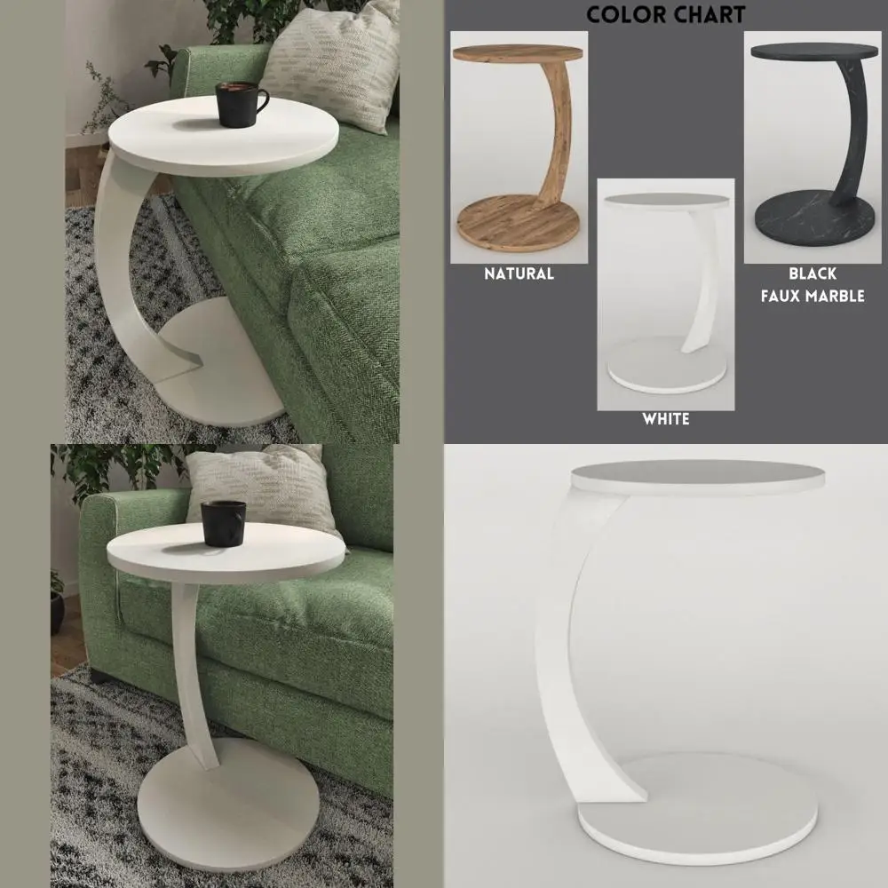 Компактный C-образный приставной столик для небольших помещений, диван на колесиках и прикроватная тумбочка для кофе и закусок
Компактный C-образный приставной столик для небольших помещений, диван на колесиках и прикроватная тумбочка для кофе и закусок