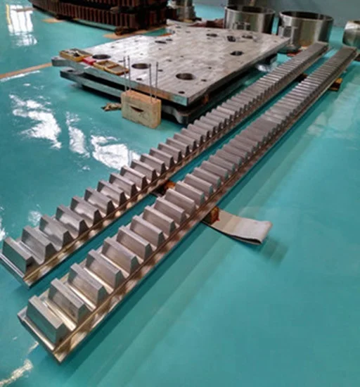 Custom Dragline Excavator CNC Machining Large Module Gear Rack Forging Steel Spur Large Gear Rack
Custom Dragline Excavator CNC Machining Large Module Gear Rack Forging Steel Spur Large Gear Rack