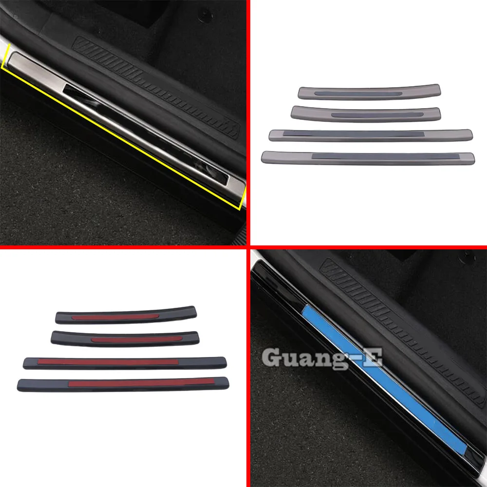 Car Styling Sticker External Pedal Door Sill Scuff Plate Threshold Edge 4PCs For Ford Explorer U625 2019 2020 2021 2022 2023
Car Styling Sticker External Pedal Door Sill Scuff Plate Threshold Edge 4PCs For Ford Explorer U625 2019 2020 2021 2022 2023