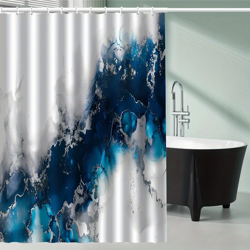 Abstract Blue Marble Shower Curtain Waterproof Bathroom Decor Modern Design for Kids Adults Home
Abstract Blue Marble Shower Curtain Waterproof Bathroom Decor Modern Design for Kids Adults Home