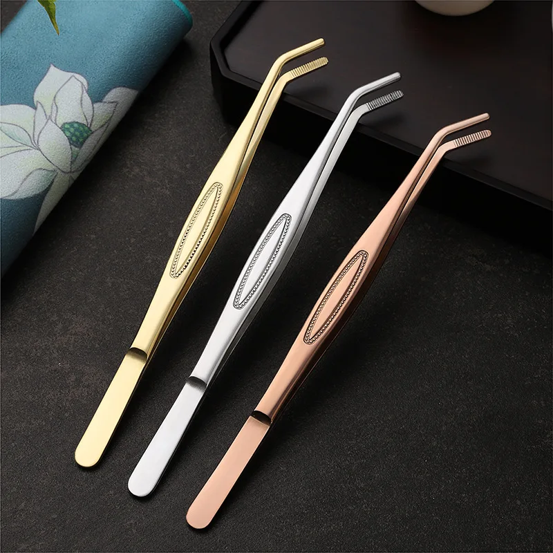 22cm 4 Colors Stainless Steel Tweezers Mint Leaf Ice Clip Kitchen & Bar Tweezer Food Tongs Kitchen Cooking Medical Tweezers
22cm 4 Colors Stainless Steel Tweezers Mint Leaf Ice Clip Kitchen & Bar Tweezer Food Tongs Kitchen Cooking Medical Tweezers