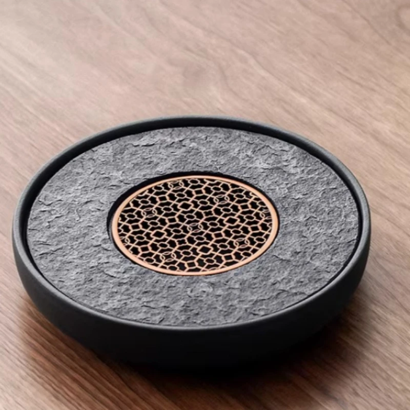 Black Home Small Tea Tray Stone Living Room Round Tea Tray Ceramic Luxury Modern bandeja de bambu para cozinha Tea Accessories
Black Home Small Tea Tray Stone Living Room Round Tea Tray Ceramic Luxury Modern bandeja de bambu para cozinha Tea Accessories