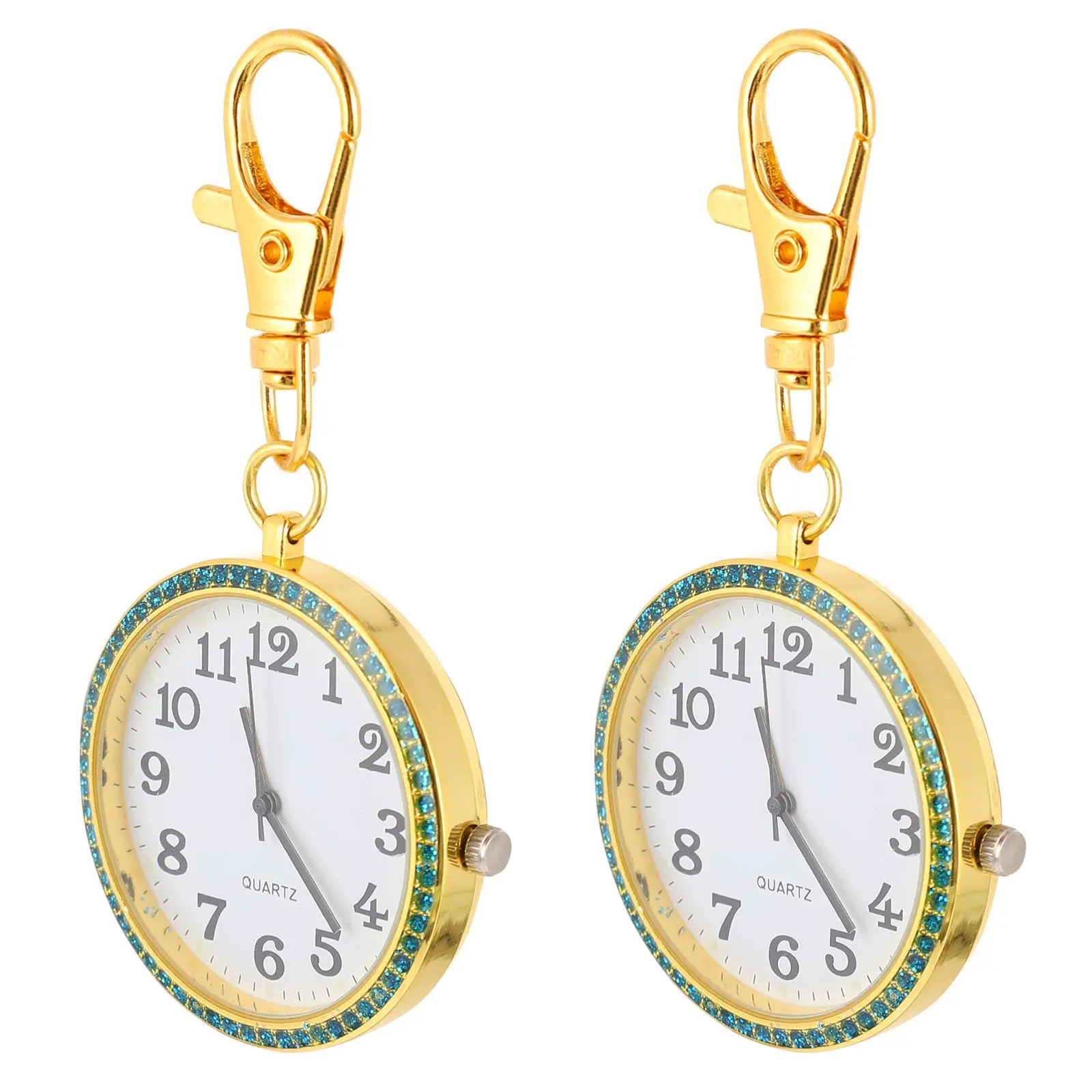 2Pcs Golden Ring Clip Chain Pocket Keychain for Men Dad Gift Pocket Watch Keyring Rhinestone Portable Watch Keychain
2Pcs Golden Ring Clip Chain Pocket Keychain for Men Dad Gift Pocket Watch Keyring Rhinestone Portable Watch Keychain