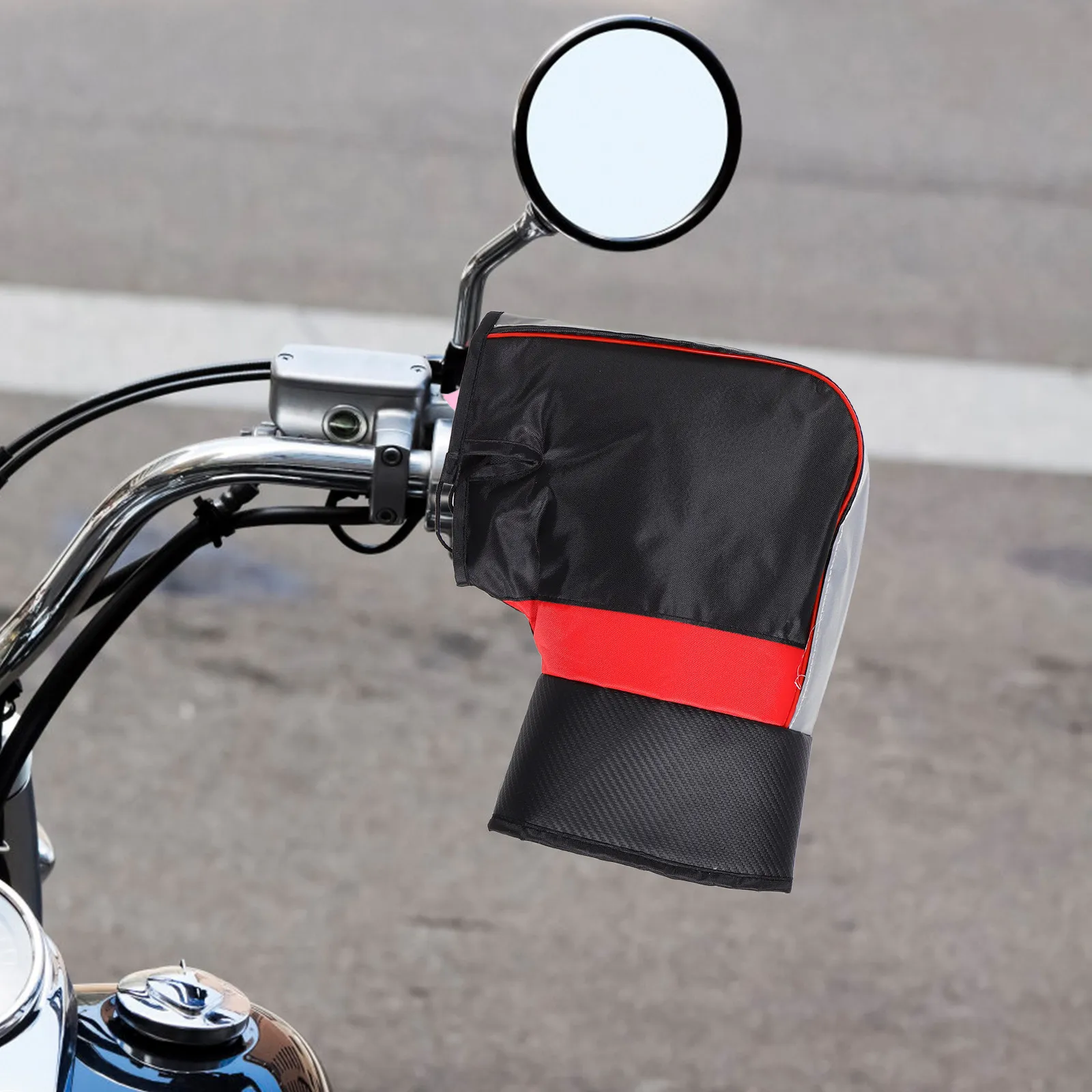 1Pair Electric Bike Handlebar Covers Thickened Windproof Winter Motorcycle Gloves Warm Hand Covers Reflective Scooter Handle
1Pair Electric Bike Handlebar Covers Thickened Windproof Winter Motorcycle Gloves Warm Hand Covers Reflective Scooter Handle