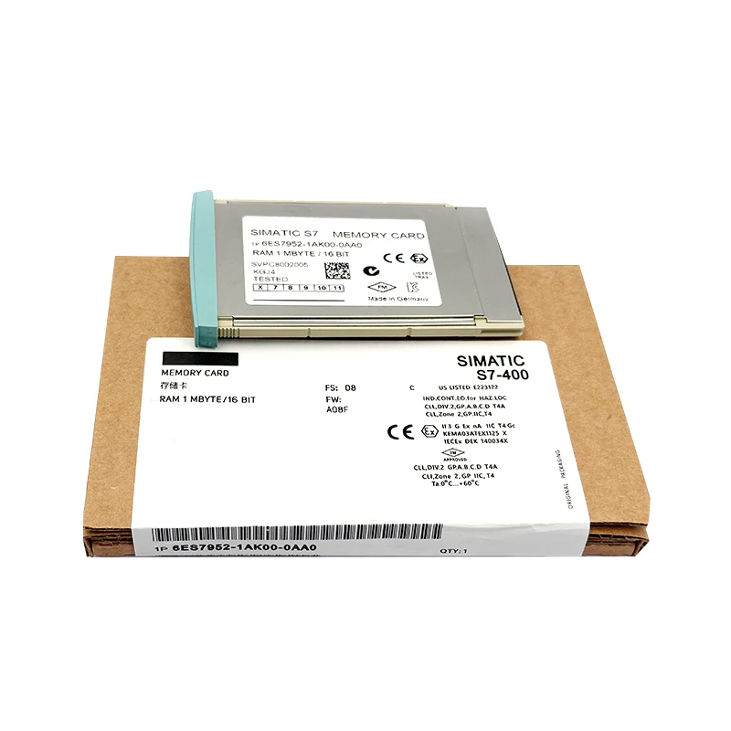 Совершенно новый оригинальный программируемый контроллер ПЛК карты памяти 6ES7 952-1AK00-0AA0 6ES7952-1AK00-0AA0
Совершенно новый оригинальный программируемый контроллер ПЛК карты памяти 6ES7 952-1AK00-0AA0 6ES7952-1AK00-0AA0