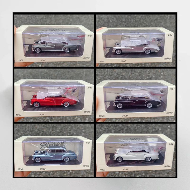 GFCC масштаб 1:64 1959, 300D модель автомобиля из сплава, статическая коллекция, украшенные праздничными игрушками, сувенирный подарок
GFCC масштаб 1:64 1959, 300D модель автомобиля из сплава, статическая коллекция, украшенные праздничными игрушками, сувенирный подарок