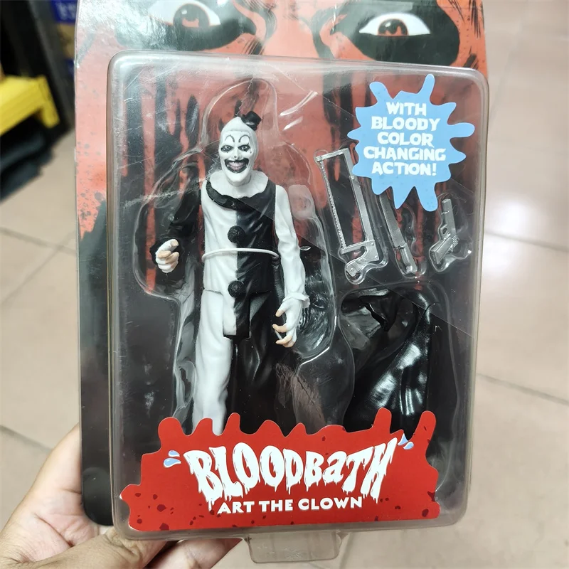 Terrifier Art the Clown Action Figure Ultimate Terrifier Bloodbath Collectable Model Joints Movable Toy Halloween Horror Gifts
Terrifier Art the Clown Action Figure Ultimate Terrifier Bloodbath Collectable Model Joints Movable Toy Halloween Horror Gifts