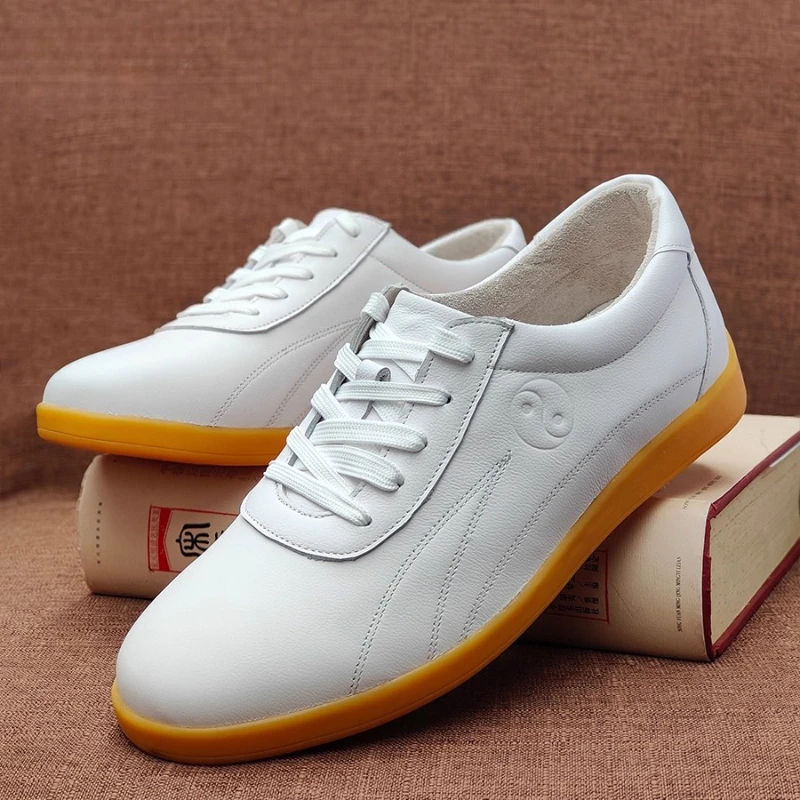 Genuine Cowhide Leather Tai Chi Shoes for Kung Fu Wushu Martial Arts Soft Flexible Sole Light weight Men Women Footwear
Genuine Cowhide Leather Tai Chi Shoes for Kung Fu Wushu Martial Arts Soft Flexible Sole Light weight Men Women Footwear