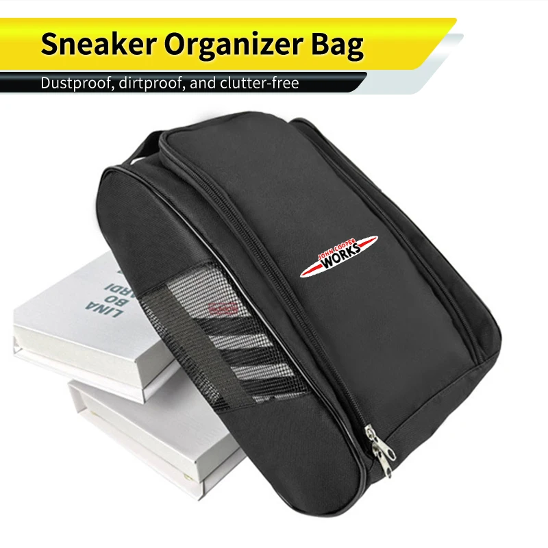 Car Sneaker Bag Waterproof Portable Shoe Storage For MINI WORKS Cooper F55 F56 R60 R59 R58 R57 R56 R55 R53 R52 R50 One
Car Sneaker Bag Waterproof Portable Shoe Storage For MINI WORKS Cooper F55 F56 R60 R59 R58 R57 R56 R55 R53 R52 R50 One