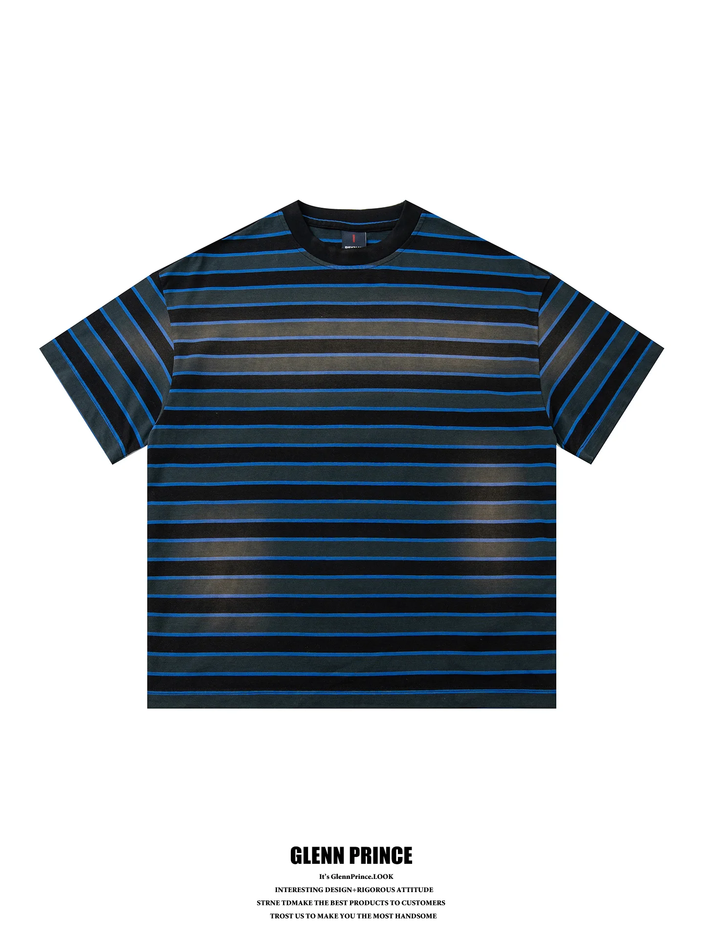 GPstudio Gradient Stripe Short Sleeve T-Shirt Men's Casual Cotton Summer Fashion Design Breathable Comfortable Loose Fit Tee
GPstudio Gradient Stripe Short Sleeve T-Shirt Men's Casual Cotton Summer Fashion Design Breathable Comfortable Loose Fit Tee