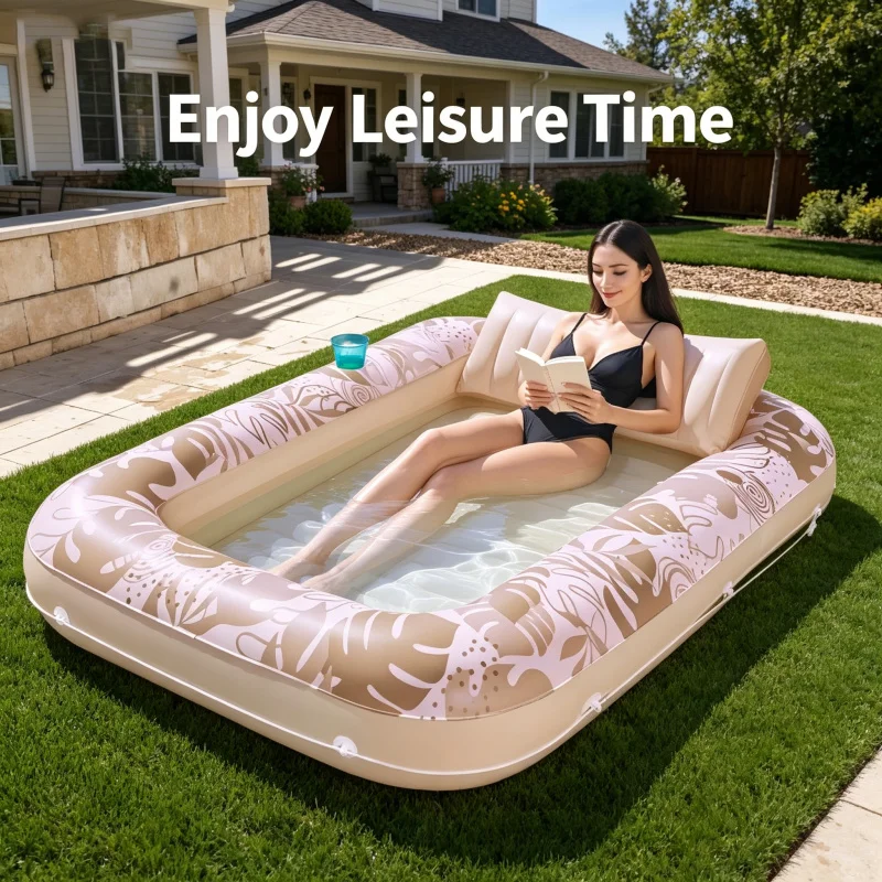Platinum Sun Pool Inflatable Tanning Lounger for Adults Large Outdoor Pool Float Water Bed Relaxation Tub Hot Summer Swim Beach
Platinum Sun Pool Inflatable Tanning Lounger for Adults Large Outdoor Pool Float Water Bed Relaxation Tub Hot Summer Swim Beach