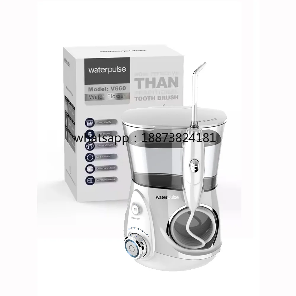 Oral Irrigator V660G Dental Water Flosser 12 Levels Electric Cleaner 800ml Oral Hygiene Dental Flosser Teeth Cleaner fast
Oral Irrigator V660G Dental Water Flosser 12 Levels Electric Cleaner 800ml Oral Hygiene Dental Flosser Teeth Cleaner fast