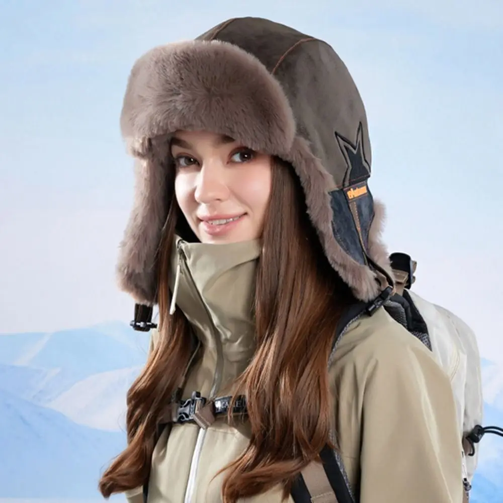 Casual Removable Mask Winter Mask Hat Windproof Head Cover Riding Plush Hat Earflap Thickened Lei Feng Hat Winter
Casual Removable Mask Winter Mask Hat Windproof Head Cover Riding Plush Hat Earflap Thickened Lei Feng Hat Winter